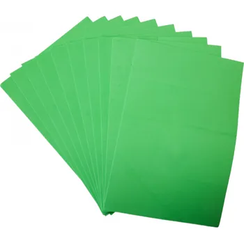 Matériaux Kreative Pěnovka Moosgummi tmavě zelená (20x30 cm, sada 10 ks)