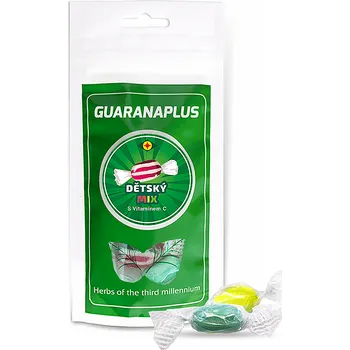 Bonbon GUARANAPLUS Bonbony Dětský ovocný MIX s vitamínem C