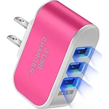 Příslušenství pro sportovní střelbu Nabíječka na 3 USB - US, červená 315USred