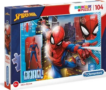 Puzzle Clementoni Supercolor Spider-man Profil 104 dílků