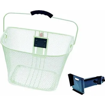 brašna na kolo Koš na představec Nexelo s klipem bílý