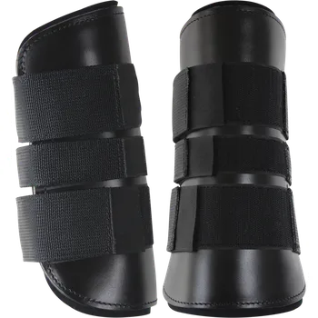 Koňské kamaše Kentaur Tréninkové kožené chrániče přední se závažím tabák