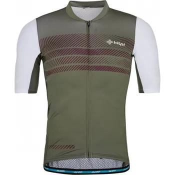 cyklistický dres pánský cyklistický dres KILPI Alvi m khaki - XL