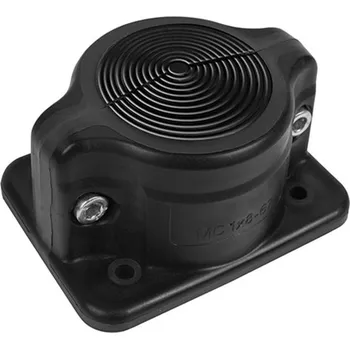 Rozvaděč Dělená průchodová deska MC 1x8-64 (IP55) RAL 9005 černá MOREK MBA4N18B11