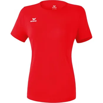 ERIMA FUNKČNÍ TRIKO KRÁTKÝ RUKÁV TEAMSPORT - DÁMSKÉ - Červená - velikost 48