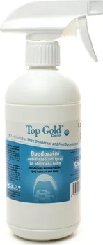 Kosmetika na nohy Top Gold Deodorační antimikrobakteriální sprej do obuvi 500 ml