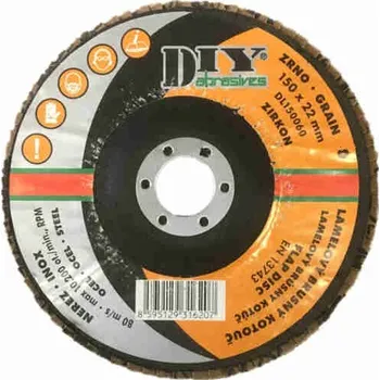 Řezný kotouč Lamelový kotouč na ocel / nerez 150mm/ zrno 40 DIY - ZIRKON