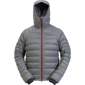 PATIZON Pánská alpinistická zimní a zateplená bunda bunda DeLight 100 HD S ŠEDÁ