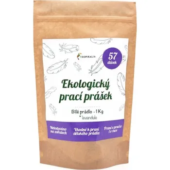 Prací prostředek Tropikalia Ekologický prací prášek Bílé prádlo s vůní levandule, 1kg