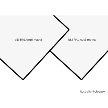 Plexisklo ACP BOND 3mm Al 0,12 bílý mat RAL9016 / bílý mat RAL9016 1500 x 3050 mm