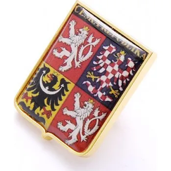 Odznak (pins) 20mm Český státní znak - barevný