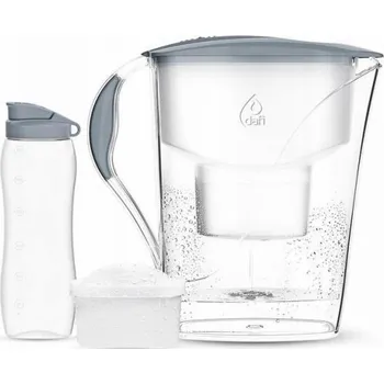 Filtrační konvice Ocelová filtrační konvice Dafi Luna + 1 kartuše Unimax + láhev na vodu