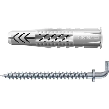 Hmoždinka FISCHER univerzální hmoždinka UX 6 x 35 WH s límečkem a závitovou skobou (25KS)
