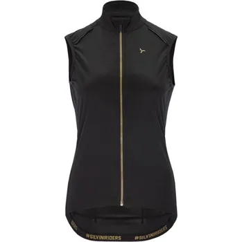 Dámská vesta Vesta SILVINI Trela WJ2273-0805 - black-gold, dámská Velikost: L, Varianta: black/gold