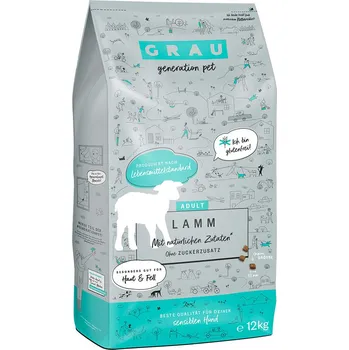 Krmivo pro psa Grau jehněčí 2 × 12 kg