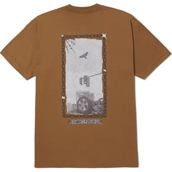 Pánské tričko huf Pánské triko car club tee camel