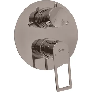 Vodovodní baterie Nil Vodovodní baterie sprchová vestavěná s přepínačem, metal grey lesklá NL286KMGL