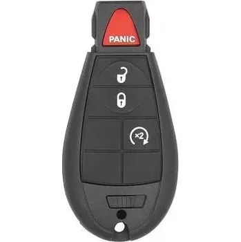 Autoklíč Dálkový ovladač Chrysler, Jeep, Dodge 3+1tl. 434MHz HITAG AES Cherokee 2014-2022