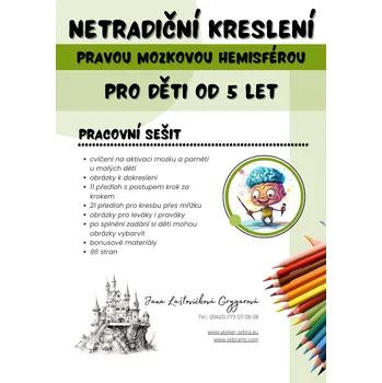 Populárně naučná literatura pro dospělé Netradiční kreslení pravou mozkovou hemisférou - Jana Laštovičková Grygarová