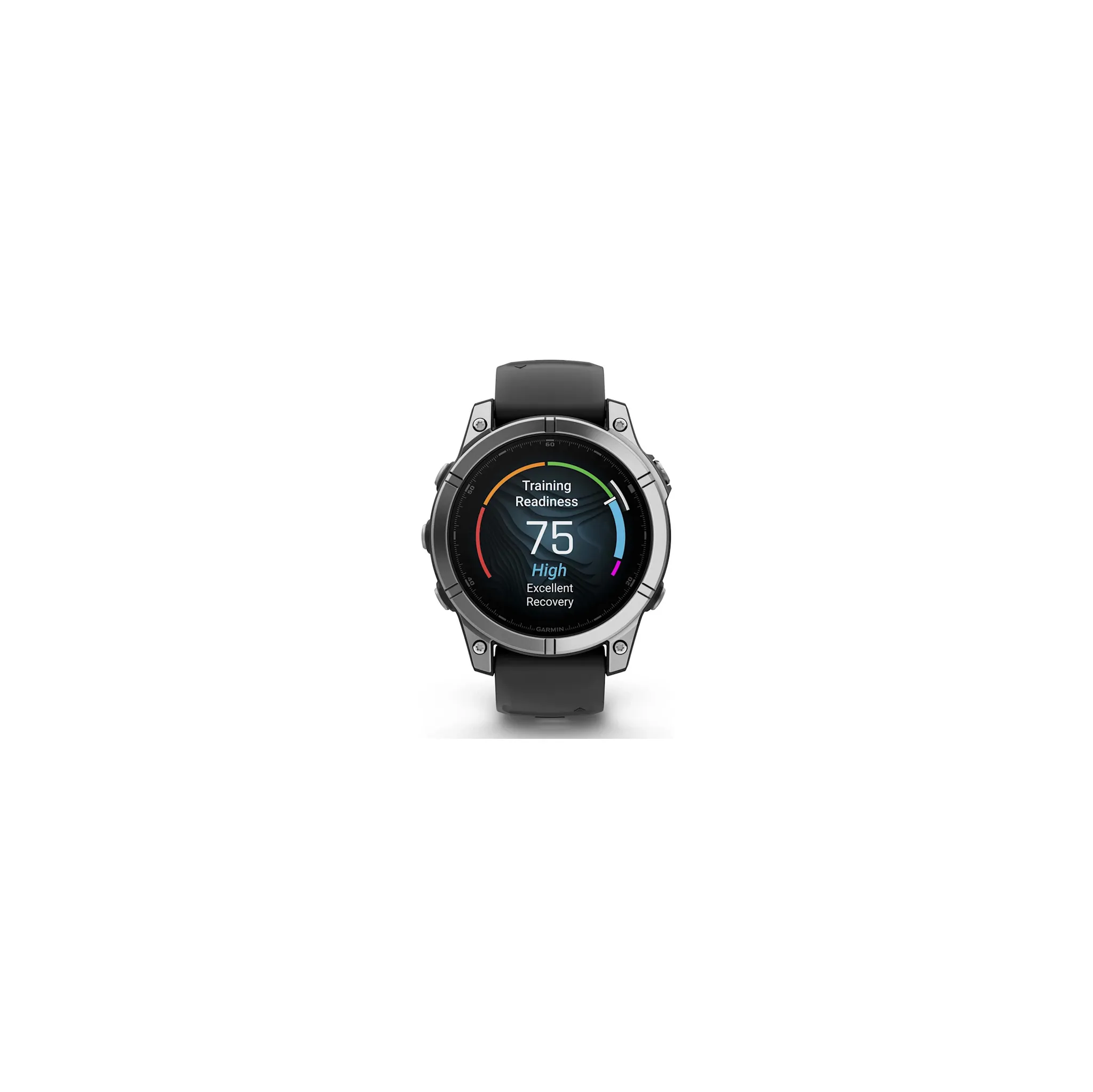 Fotografie 6 - Chytré hodinky Garmin fēnix E 47 mm Stainless Steel Black Silicone Band