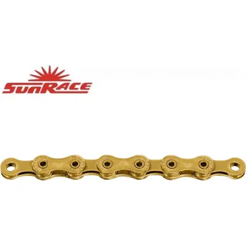 Řetěz na kolo Řetěz SunRace CN12Z 12k 126čl. zlatý