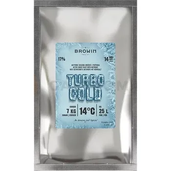 výroba alkoholu Lihovarnické kvasnice Turbo Cold 120 g | BROWIN, 403403