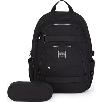 Školní batoh Studentský batoh Black Topgal VIKI 24032 SET STUDENT