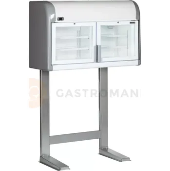 Dvoudveřová nástěnná mraznička na nožkách | TEFCOLD, MTF Mini