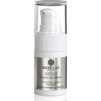 Pleťové sérum BasicLab Cosmetology Esteticus liftingové oční sérum s peptidy 15 ml