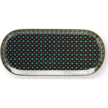 Pip Studio dortový podnos Berry Blues 33,3x15,5 cm