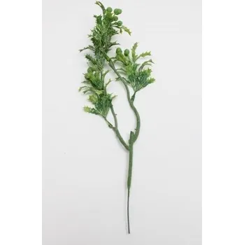 umělá květina Větvička cesmíny 28 cm, zelená