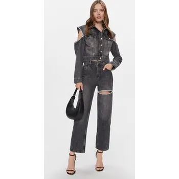 Pánská casual bunda Liu Jo Jeansová bunda UA4117 D4891 Šedá Regular Fit M