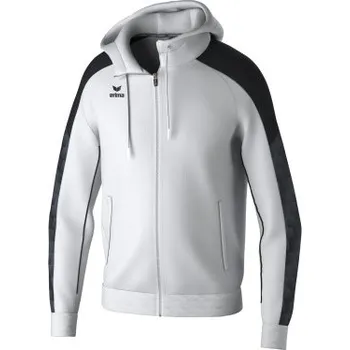 Pánská bunda ERIMA EVO STAR TRÉNINKOVÁ BUNDA S KAPUCÍ - PÁNSKÁ - Bílá, Černá - velikost L