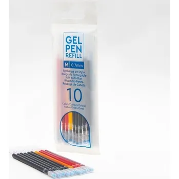 LEGO Gelová Pera, náhradní náplň 10 ks - mix barev