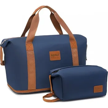 Cestovní taška Tmavě modrá sada 2 příručních tašek do letadla "Duo" - vel. M