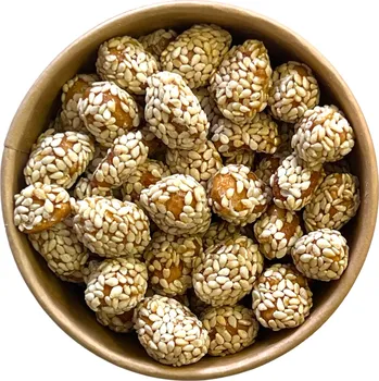 Nutworld.cz Arašídy karamelizované se sezamem Množství: 500g