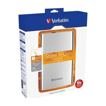 Ukládání dat Externí disk 1 TB HDD Verbatim Store'n'Go 2.5" stříbrný USB 3.0
