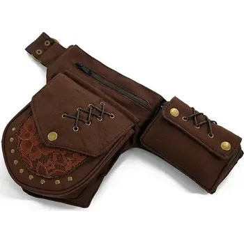 Outdoorové zavazadlo Multifunkční retro ledvinka s kapsami - 02