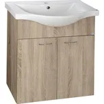 umyvadlová skříňka KERAMIA FRESH 60x74x33,7cm,dub platin