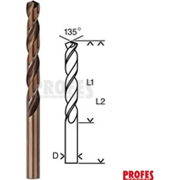 Příslušenství k nářadí Hawera 145171 - Vrták HSS-Co ocel v blistru 6,0x57/93 mm