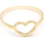 Zlatý prsten srdce 1,18g