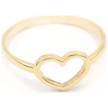 Prsten Zlatý prsten srdce 1,18g