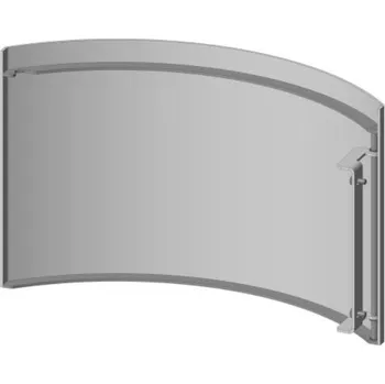 Krbová kamna Romotop Dveře dřevníku Barva: Černá