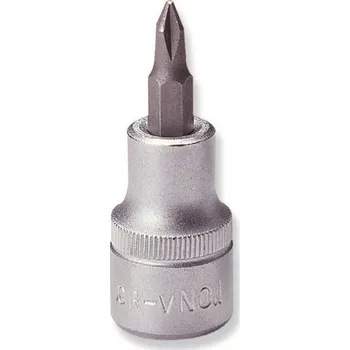 Auto-moto Zástrčné hlavice šroubovací, křížové Phillips, 1/4", velikosti PH0-PH3 - JONNESWAY, Velikost: PH1