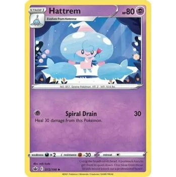 Sběratelská karetní hra Pokémon karta Hattrem 072/198