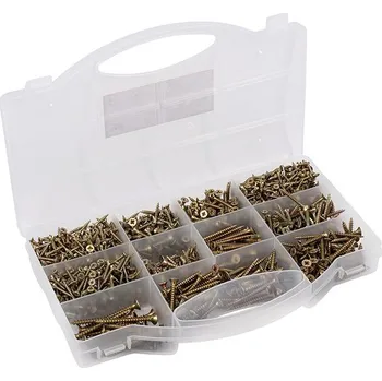 Spojovací materiál CONNEX Sada univerzálních vrutů PZ, 900 kusů