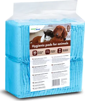 toaleta pro psa GreenBlue GB495 hygienické podložky pro psy a kočky 50 ks 40 x 60 cm