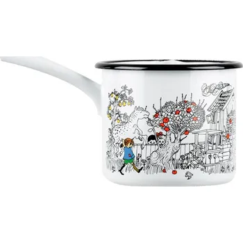Hrnec Smaltovaný kastrol Pipi Dlouhá punčocha The way home 1,3l Pippi Muurla