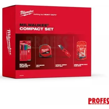Sada nářadí Milwaukee sada ručního nářadí - 4 produkty (56 ks) 4932492094