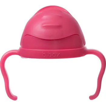 dětské pítko B.box Náhradní velké víčko pro hrneček s brčkem Malina